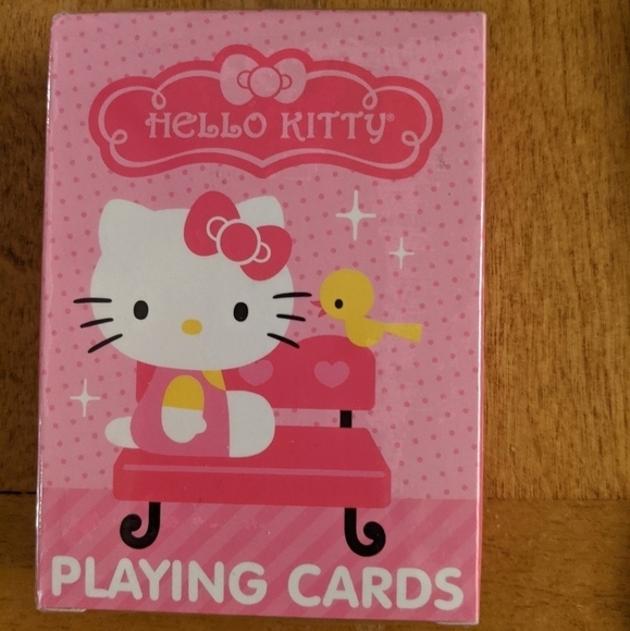 HELLO KITTY rare Playing Cards New In Box Collectible Hard To Find Design - Picture 1 of 1